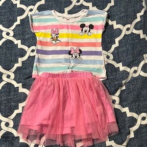 Minnie Mouse toddler outfit